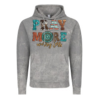 Cloud Rock pray more worry less Vintage Hoodie - Artiststas