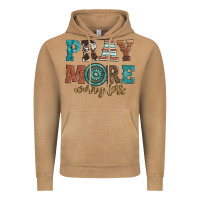Pray More Worry Less Vintage Hoodie | Teevron