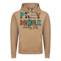 Vintage Coffee pray more worry less Vintage Hoodie - Artiststas