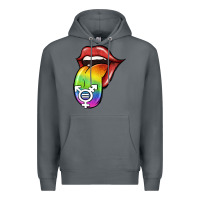 Rock Pride LGBT Sign Tongue Premium Hoodie - Jasminsmagicworld