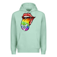 Seafoam Pride LGBT Sign Tongue Premium Hoodie - Jasminsmagicworld