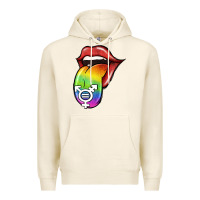 Tofu Pride LGBT Sign Tongue Premium Hoodie - Jasminsmagicworld