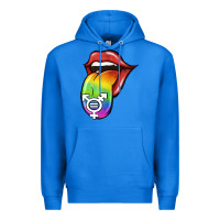 True Royal Pride LGBT Sign Tongue Premium Hoodie - Jasminsmagicworld