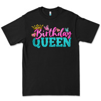 Black birthday queen Premium Tee - BundleAndBundleShop