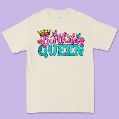Birthday Queen Premium Tee Designed By Bundleandbundleshop