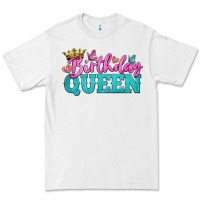 White birthday queen Premium Tee - BundleAndBundleShop