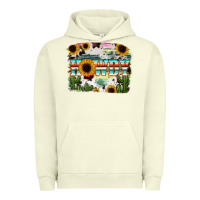 Pigment Pistachio Howdy Serape And Sunflower Urban Hoodie - RanaPortraitStore