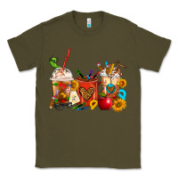 Army Green Teacher Coffee Cups Classic Tee - FaDigitalArtStudio