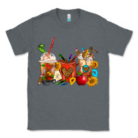 Charcoal Heather Teacher Coffee Cups Classic Tee - FaDigitalArtStudio