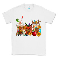 White Teacher Coffee Cups Classic Tee - FaDigitalArtStudio