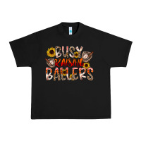 Black Busy Raising Ballers Urban Heavy Tee - CowhideDigitalArt
