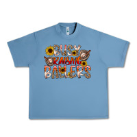 Pebble Blue Busy Raising Ballers Urban Heavy Tee - CowhideDigitalArt