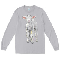 Moon Dust merino wool baby sheep Long Sleeve Tee - LillyAllenDesigns