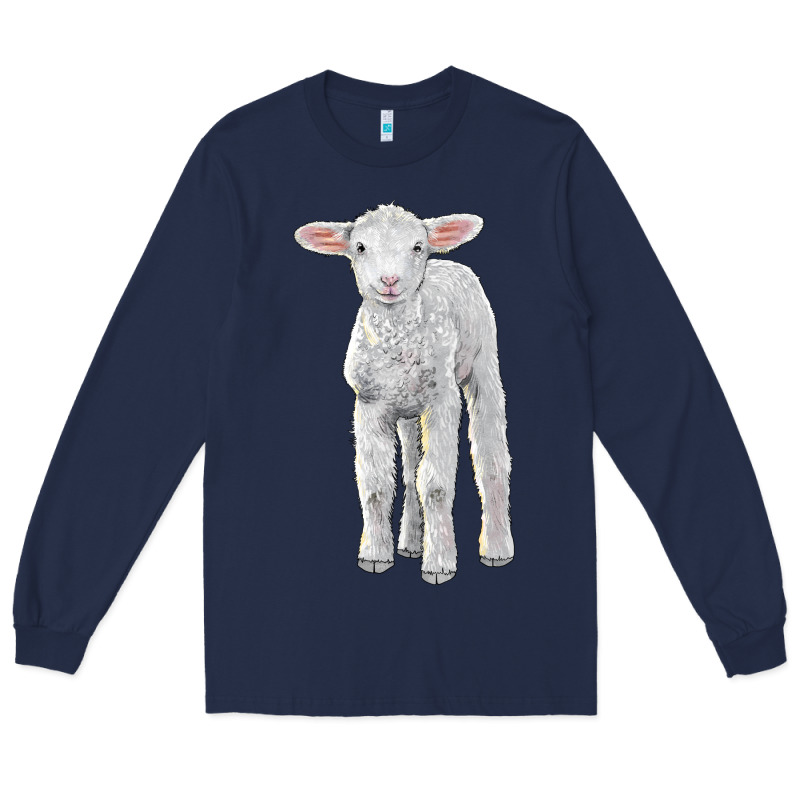 Merino Wool Baby Sheep Long Sleeve Tee by LillyAllenDesigns | Teevron