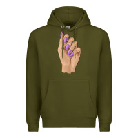 Army Green nail Premium Hoodie - BarkalooDesign