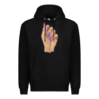 Black nail Premium Hoodie - BarkalooDesign