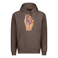 Coffee nail Premium Hoodie - BarkalooDesign