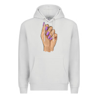 Dove Grey nail Premium Hoodie - BarkalooDesign