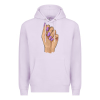 Lilac nail Premium Hoodie - BarkalooDesign