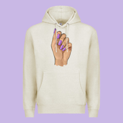 Nail Premium Hoodie Designed By Barkaloodesign