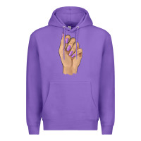 Purple nail Premium Hoodie - BarkalooDesign