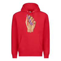 Red nail Premium Hoodie - BarkalooDesign