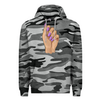 Slate Camo nail Premium Hoodie - BarkalooDesign
