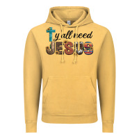 Vintage Mustard y'all need jesus Vintage Hoodie - Artiststas