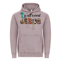 Vintage Zinc y'all need jesus Vintage Hoodie - Artiststas