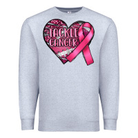 Heather Grey tackle cancer Premium Sweatshirt - RanaPortraitStore