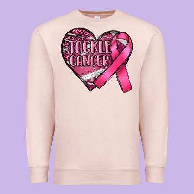 Tackle Cancer Premium Sweatshirt Designed By Ranaportraitstore
