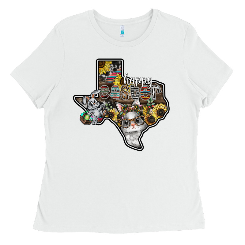 Happy Easter Texas Ladies Tee by CowhideDigitalArt | Teevron