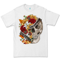 White skull kinda emotionless kinda emotional Premium Tee - FaDigitalArtStudio