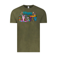 Vintage Olive happy easter coffee Vintage Tee - CowhideDigitalArt