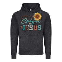 Vintage Black give me coffee and jesus Vintage Hoodie - Artiststas