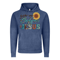 Vintage Denim give me coffee and jesus Vintage Hoodie - Artiststas