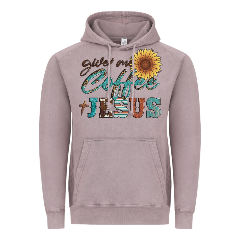 Give Me Coffee And Jesus Vintage Hoodie by Artiststas | Teevron