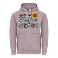 Vintage Zinc give me coffee and jesus Vintage Hoodie - Artiststas