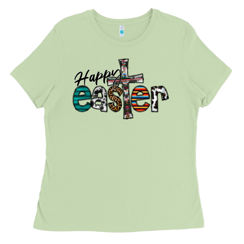 Happy Easter Ladies Tee by CowhideDigitalArt | Teevron