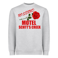 Heather Grey rosebud  motel schtts creex Heavyweight Sweatshirt - Bettercallsaul