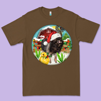 Baby Pig Premium Tee Designed By Fadigitalartstudio