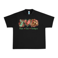 Black Peace Love Cockapoo Urban Heavy Tee - Jasminsmagicworld