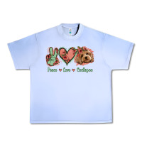Grape Ice Peace Love Cockapoo Urban Heavy Tee - Jasminsmagicworld