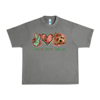 Tornado Peace Love Cockapoo Urban Heavy Tee - Jasminsmagicworld