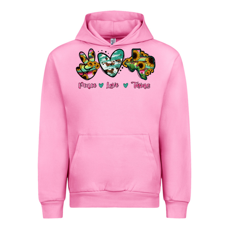 Peace Love Texas Urban Hoodie by RanaPortraitStore | Teevron