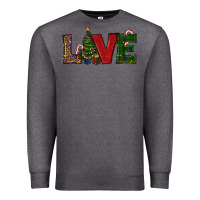 Charcoal Heather christmas tree love Premium Sweatshirt - RanaPortraitStore
