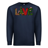 Navy christmas tree love Premium Sweatshirt - RanaPortraitStore