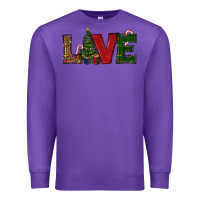 Purple christmas tree love Premium Sweatshirt - RanaPortraitStore