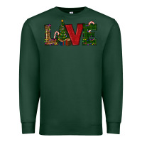 Sports Green christmas tree love Premium Sweatshirt - RanaPortraitStore
