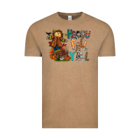 Vintage Coffee happy fall y all Vintage Tee - CowhideDigitalArt